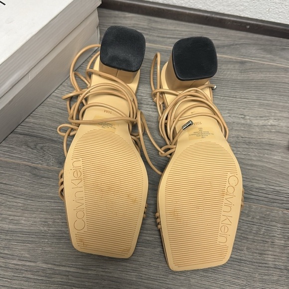 Calvin Klein Womens Calista Lace-Up Strappy Heels - Picture 3 of 6